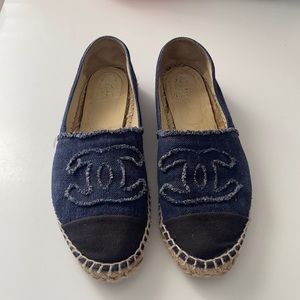 Chanel espadrilles size 10.(40eu) Used